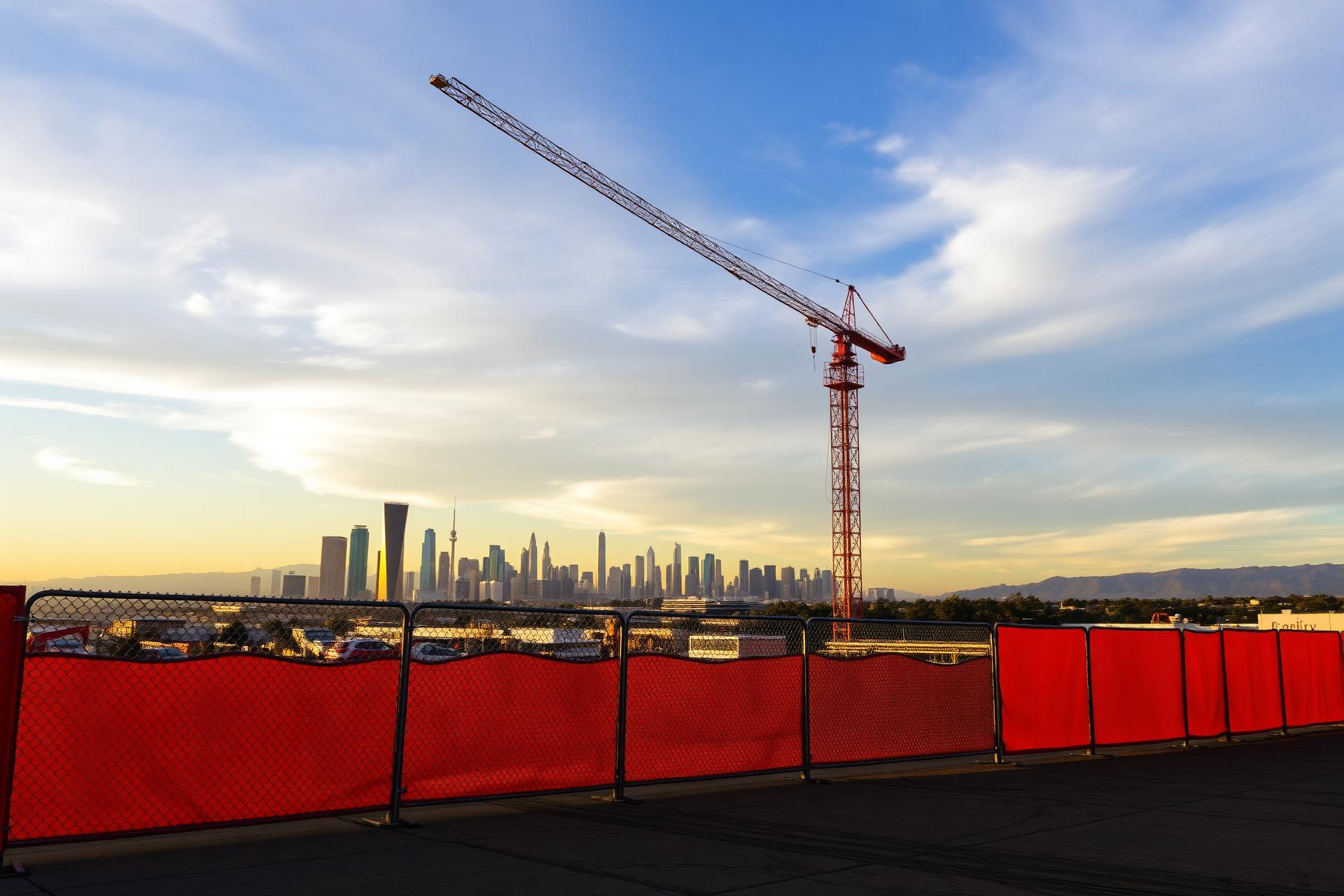 Temporary Fence Rentals representative setup image